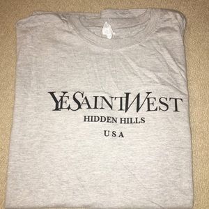 I saw it first “ye saint west” oversized tshirt